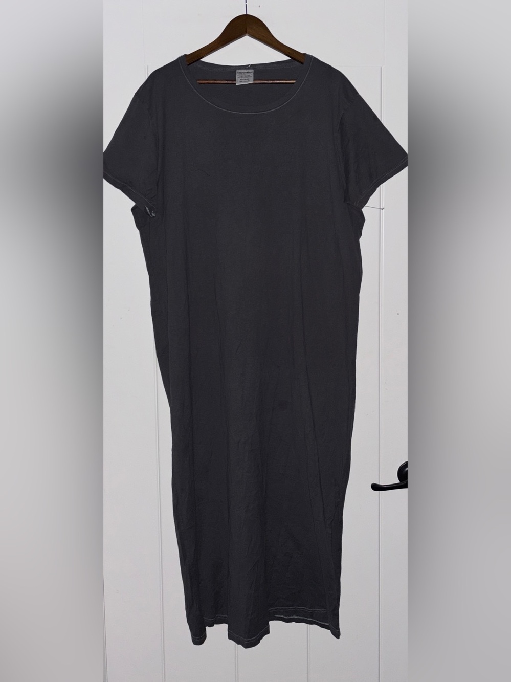 Comfort Wash Women Short Sleeve Maxi Dress XL Casual Summer Errand Run Travel